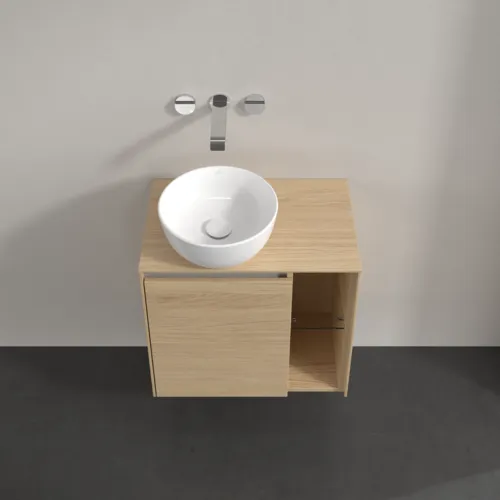 Bild von VILLEROY BOCH Collaro Waschbeckenunterschrank, 1 Tür, 600 x 548 x 380 mm, Nordic Oak / Nordic Oak #C15200VJ