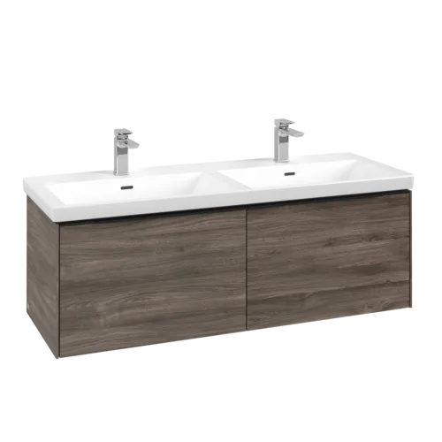 Picture of VILLEROY BOCH Subway 3.0 Vanity unit, 2 pull-out compartments, 1272 x 429 x 478 mm, Stone Oak #C56701RK