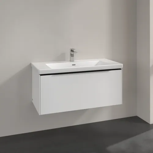 Bild von VILLEROY BOCH Subway 3.0 Waschbeckenunterschrank, 1 Auszug, 973 x 429 x 478 mm, Brilliant White #C56901VE