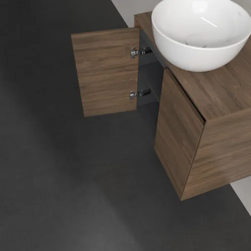 Bild von VILLEROY BOCH Collaro Waschbeckenunterschrank, mit Beleuchtung, 2 Türen, 600 x 548 x 380 mm, Arizona Oak / Arizona Oak #C150B0VH