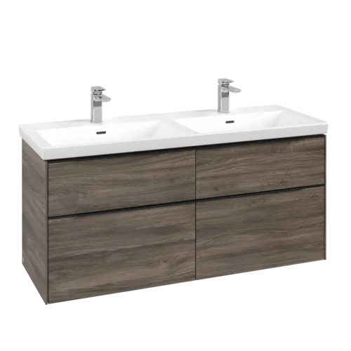 Picture of VILLEROY BOCH Subway 3.0 Vanity unit, 4 pull-out compartments, 1272 x 576 x 478 mm, Stone Oak #C56801RK