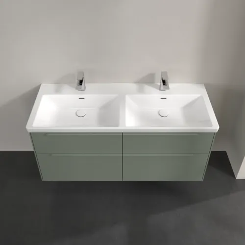 Bild von VILLEROY BOCH Subway 3.0 Waschbeckenunterschrank, mit Beleuchtung, 4 Auszüge, 1272 x 576 x 478 mm, Soft Green #C568L2AF