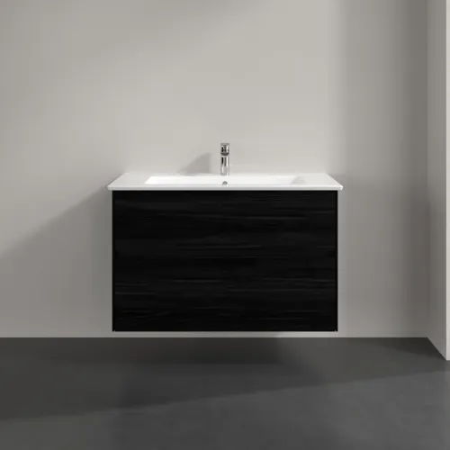 Bild von VILLEROY BOCH Collaro Waschbeckenunterschrank, mit Beleuchtung, 2 Auszüge, 961 x 610 x 480 mm, Black Oak #C145B0AB
