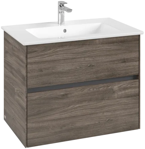 Picture of VILLEROY BOCH Collaro Vanity unit, 2 pull-out compartments, 761 x 610 x 480 mm, Stone Oak #C14400RK
