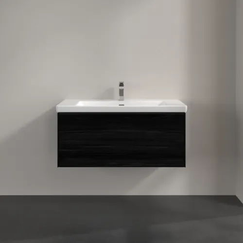 Bild von VILLEROY BOCH Subway 3.0 Waschbeckenunterschrank, 1 Auszug, 973 x 429 x 478 mm, Black Oak #C56901AB