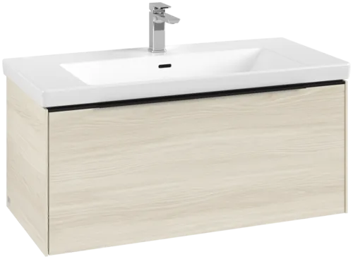 VILLEROY BOCH Subway 3.0 Vanity unit, 1 pull-out compartment, 973 x 429 x 478 mm, White Oak #C56901AA resmi