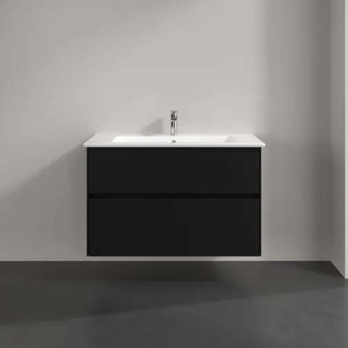 Bild von VILLEROY BOCH Collaro Waschbeckenunterschrank, 2 Auszüge, 961 x 610 x 480 mm, Volcano Black #C14500VL