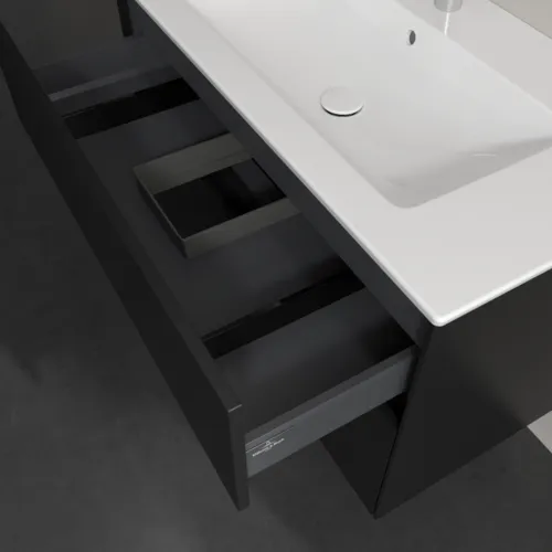 Bild von VILLEROY BOCH Collaro Waschbeckenunterschrank, 2 Auszüge, 961 x 610 x 480 mm, Volcano Black #C14500VL