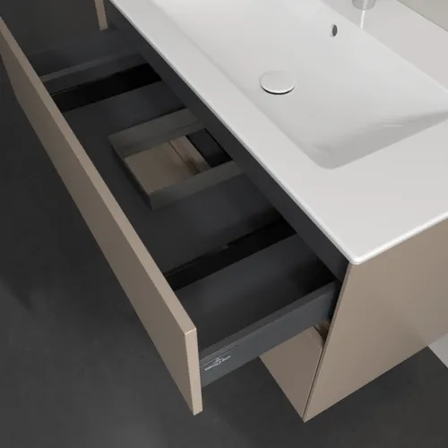 Bild von VILLEROY BOCH Collaro Waschbeckenunterschrank, 2 Auszüge, 961 x 610 x 480 mm, Taupe #C14500VM