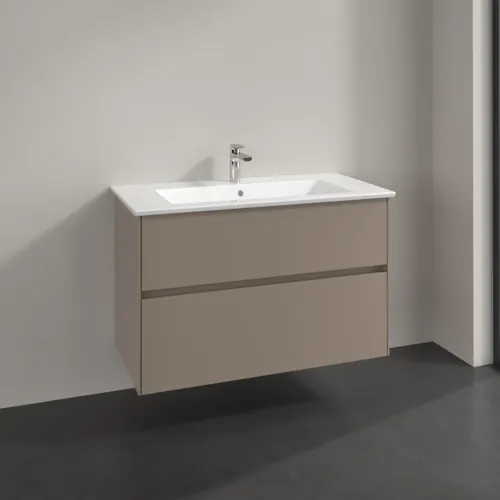 Bild von VILLEROY BOCH Collaro Waschbeckenunterschrank, 2 Auszüge, 961 x 610 x 480 mm, Taupe #C14500VM