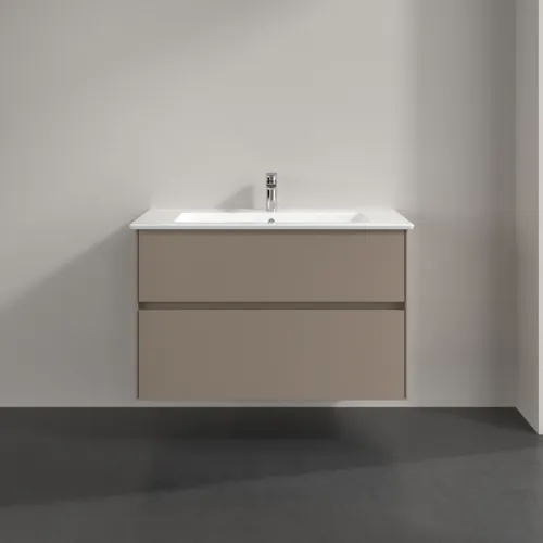 Bild von VILLEROY BOCH Collaro Waschbeckenunterschrank, 2 Auszüge, 961 x 610 x 480 mm, Taupe #C14500VM