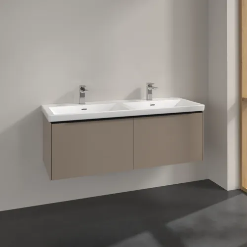 Obrázek VILLEROY BOCH Subway 3.0 Vanity unit, 2 výsuvy, 1272 x 429 x 478 mm, taupe #C56701VM