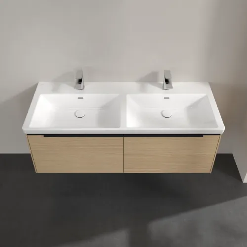 VILLEROY BOCH Subway 3.0 Waschbeckenunterschrank, 2 Auszüge, 1272 x 429 x 478 mm, Nordic Oak #C56701VJ, Bild 4