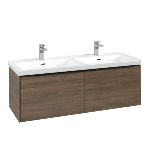 Picture of VILLEROY BOCH Subway 3.0 Vanity unit, 2 pull-out compartments, 1272 x 429 x 478 mm, Arizona Oak #C56701VH
