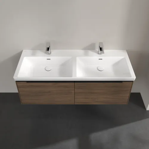 Bild von VILLEROY BOCH Subway 3.0 Waschbeckenunterschrank, 2 Auszüge, 1272 x 429 x 478 mm, Arizona Oak #C56701VH