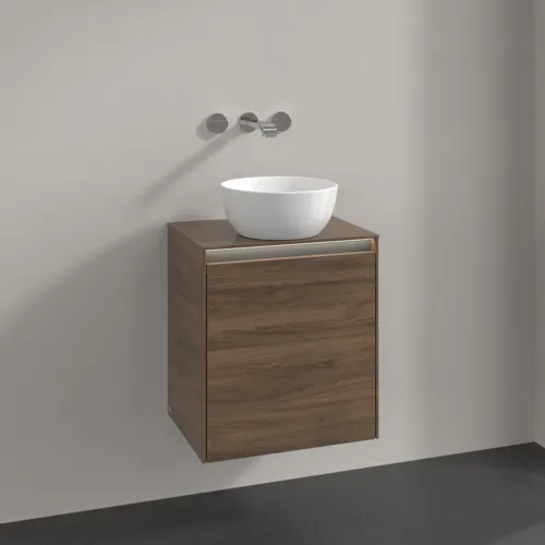 Bild von VILLEROY BOCH Collaro Waschbeckenunterschrank, mit Beleuchtung, 1 Tür, 500 x 548 x 380 mm, Arizona Oak / Arizona Oak #C149B0VH