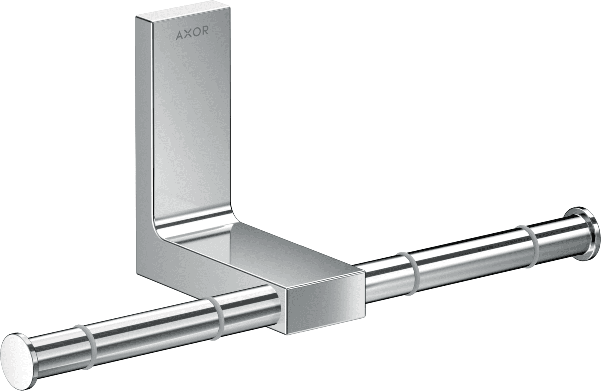 Picture of HANSGROHE AXOR Universal Rectangular Toilet paper holder double #42657000 - Chrome