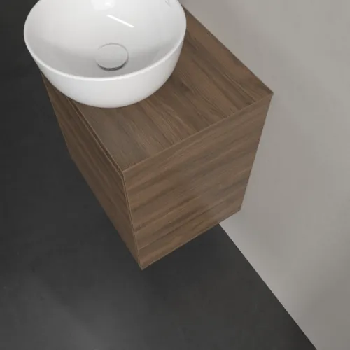 Bild von VILLEROY BOCH Collaro Waschbeckenunterschrank, mit Beleuchtung, 1 Tür, 500 x 548 x 380 mm, Arizona Oak / Arizona Oak #C149B0VH