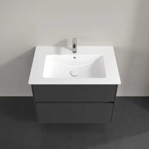 Bild von VILLEROY BOCH Collaro Waschbeckenunterschrank, 2 Auszüge, 761 x 610 x 480 mm, Graphite #C14400VR