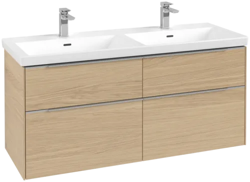 Picture of VILLEROY BOCH Subway 3.0 Vanity unit, 4 pull-out compartments, 1272 x 576 x 478 mm, Nordic Oak #C56800VJ