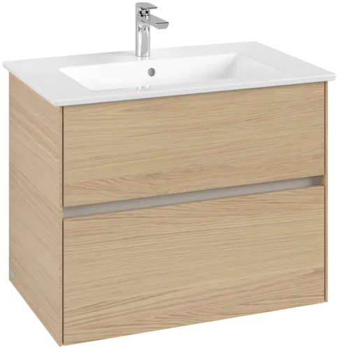 Picture of VILLEROY BOCH Collaro Vanity unit, 2 pull-out compartments, 761 x 610 x 480 mm, Nordic Oak #C14400VJ