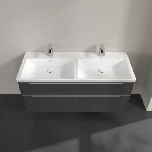 Bild von VILLEROY BOCH Subway 3.0 Waschbeckenunterschrank, 4 Auszüge, 1272 x 576 x 478 mm, Graphite #C56800VR
