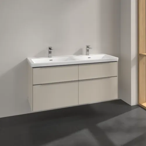 Obrázek VILLEROY BOCH Subway 3.0 Vanity unit, 4 výsuvy, 1272 x 576 x 478 mm, Cashmere Grey #C56800VN