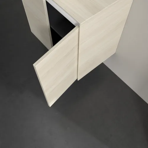 VILLEROY BOCH Collaro Waschbeckenunterschrank, mit Beleuchtung, 2 Türen, 600 x 548 x 380 mm, White Oak / White Oak #C150B0AA, Bild 8