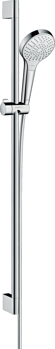 HANSGROHE Croma Select S Duş seti Multi, 90 cm duş barı ile #26570400 - Beyaz/Krom resmi