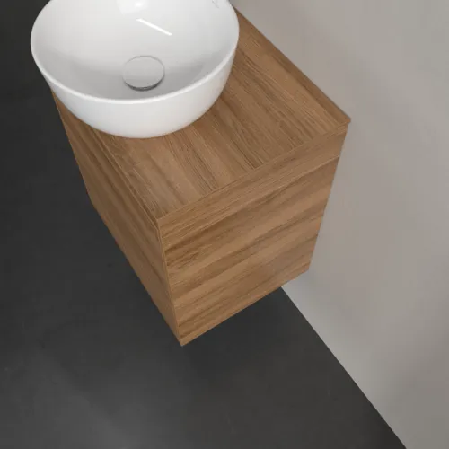 VILLEROY BOCH Collaro Waschbeckenunterschrank, mit Beleuchtung, 1 Tür, 500 x 548 x 380 mm, Kansas Oak / Kansas Oak #C149B0RH, Bild 7