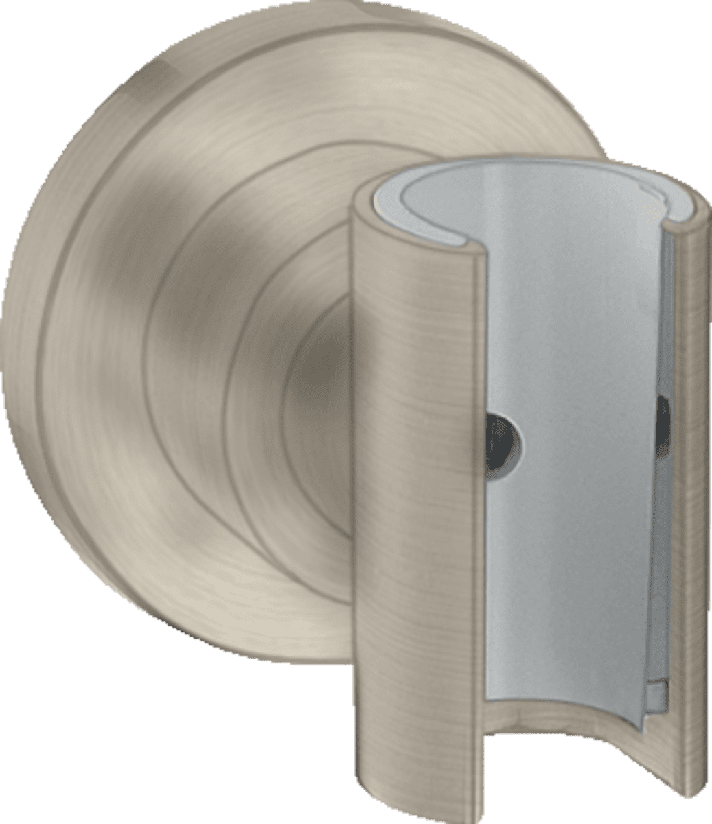Picture of HANSGROHE AXOR Citterio Shower holder round #39525820 - Brushed Nickel