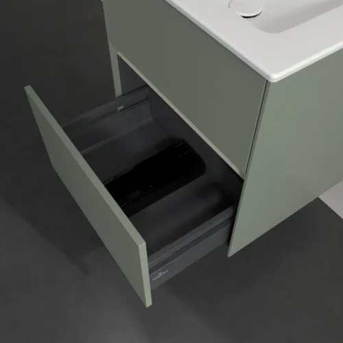 Bild von VILLEROY BOCH Collaro Waschbeckenunterschrank, 2 Auszüge, 561 x 610 x 480 mm, Soft Green #C14200AF