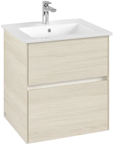 VILLEROY BOCH Collaro Vanity unit, 2 pull-out compartments, 561 x 610 x 480 mm, White Oak #C14200AA resmi