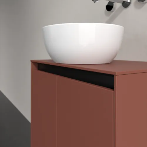 Bild von VILLEROY BOCH Collaro Waschbeckenunterschrank, 2 Türen, 600 x 548 x 380 mm, Wine Red / Wine Red #C15000AH