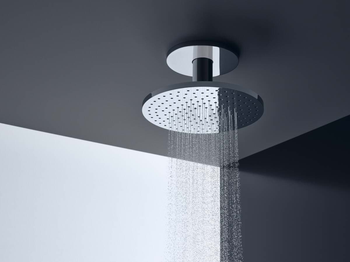 Зображення з  HANSGROHE AXOR ShowerSolutions Overhead shower 250 2jet with ceiling connection #35297000 - Chrome