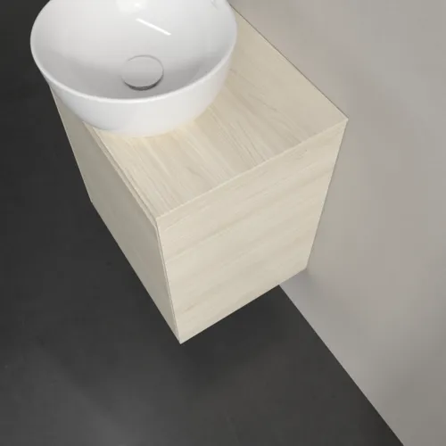 Bild von VILLEROY BOCH Collaro Waschbeckenunterschrank, 1 Tür, 500 x 548 x 380 mm, White Oak / White Oak #C14900AA