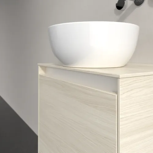 Bild von VILLEROY BOCH Collaro Waschbeckenunterschrank, 1 Tür, 500 x 548 x 380 mm, White Oak / White Oak #C14900AA