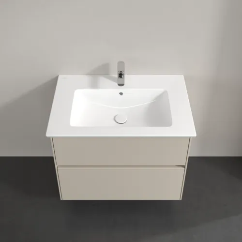 Bild von VILLEROY BOCH Collaro Waschbeckenunterschrank, mit Beleuchtung, 2 Auszüge, 761 x 610 x 480 mm, Cashmere Grey #C144B0VN