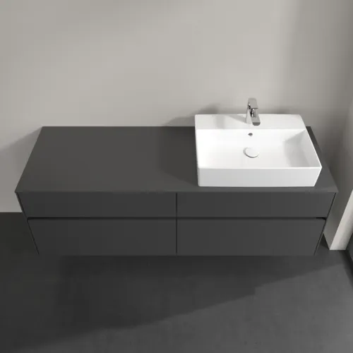 VILLEROY BOCH Collaro Waschbeckenunterschrank, mit Beleuchtung, 4 Auszüge, 1600 x 548 x 500 mm, Graphite / Graphite #C136B0VR, Bild 4
