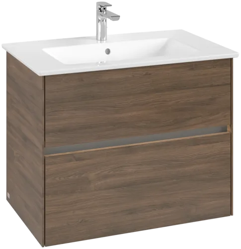 Picture of VILLEROY BOCH Collaro Vanity unit, with lighting, 2 pull-out compartments, 761 x 610 x 480 mm, Arizona Oak #C144B0VH