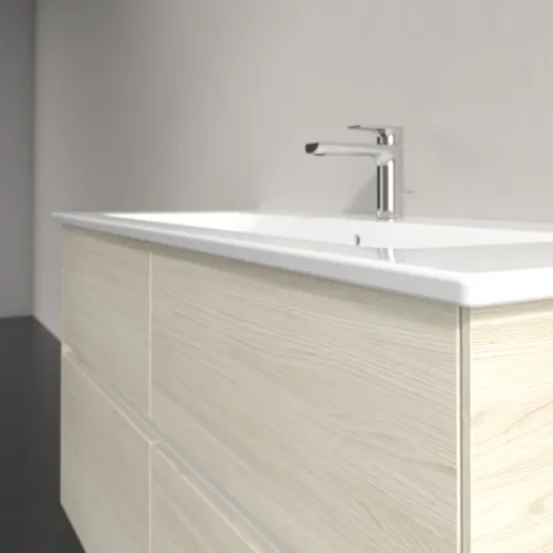 VILLEROY BOCH Collaro Waschbeckenunterschrank, mit Beleuchtung, 4 Auszüge, 1161 x 610 x 480 mm, White Oak #C146B0AA, Bild 6