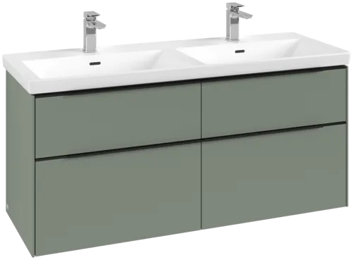 Picture of VILLEROY BOCH Subway 3.0 Vanity unit, 4 pull-out compartments, 1272 x 576 x 478 mm, Soft Green #C56801AF