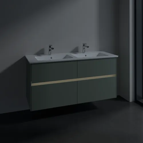 Bild von VILLEROY BOCH Collaro Waschbeckenunterschrank, mit Beleuchtung, 4 Auszüge, 1261 x 610 x 480 mm, Soft Green #C147B0AF
