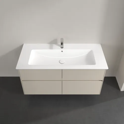 Bild von VILLEROY BOCH Collaro Waschbeckenunterschrank, mit Beleuchtung, 4 Auszüge, 1161 x 610 x 480 mm, Cashmere Grey #C146B0VN