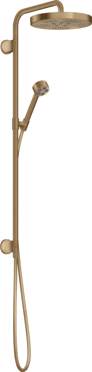 HANSGROHE AXOR One Showerpipe 280 1jet Unterputz #48790140 - Brushed Bronze