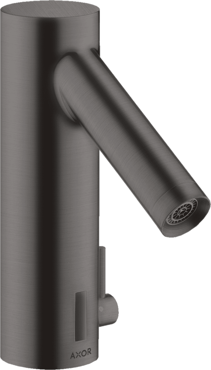 Obrázek HANSGROHE AXOR Starck Elektronická umyvadlová baterie s ovládáním teploty, bateriový provoz #10101340 - kartáčovaný černý chrom
