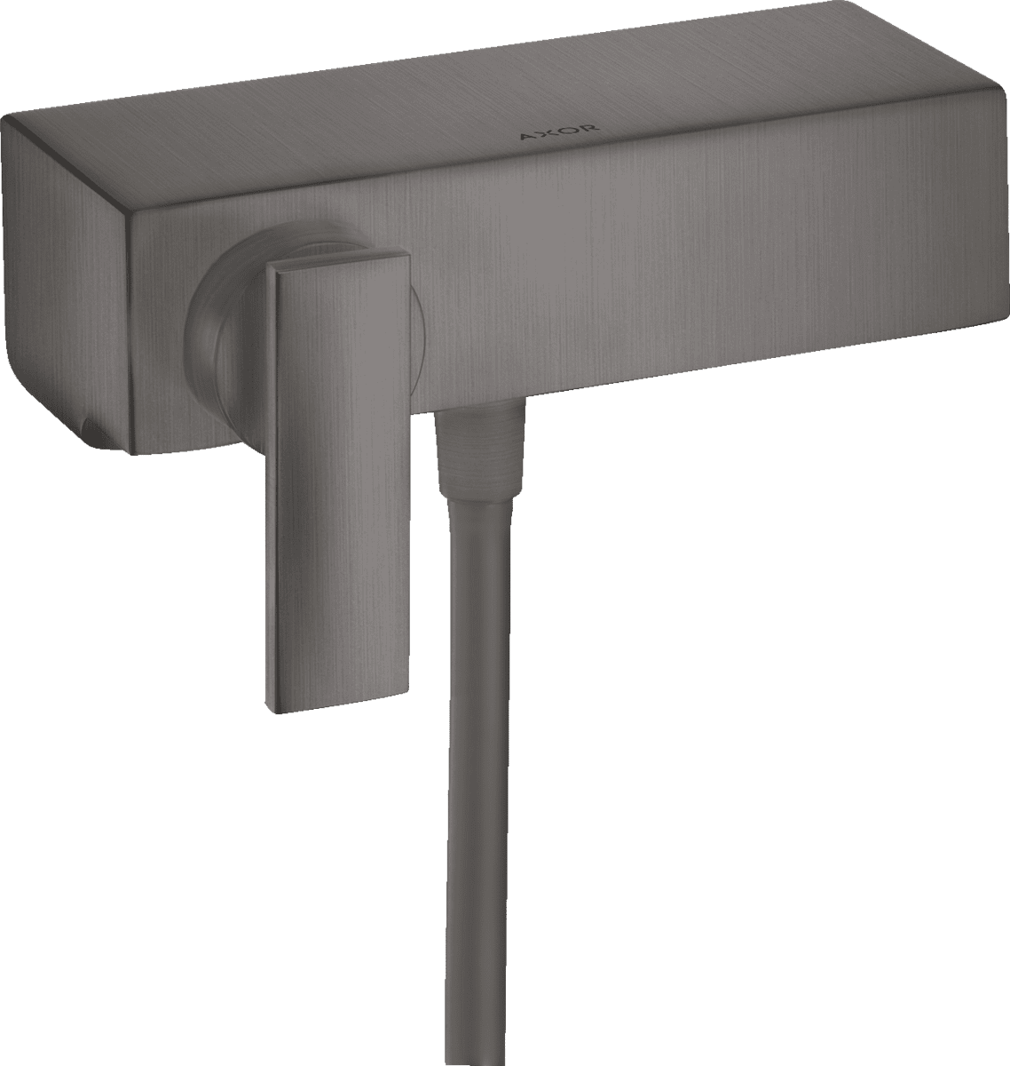 HANSGROHE AXOR Citterio Einhebel-Brausemischer Aufputz mit Hebelgriff #39600340 - Brushed Black Chrome