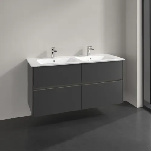 Bild von VILLEROY BOCH Collaro Waschbeckenunterschrank, mit Beleuchtung, 4 Auszüge, 1261 x 610 x 480 mm, Graphite #C147B0VR