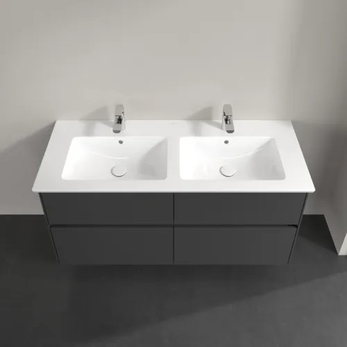Bild von VILLEROY BOCH Collaro Waschbeckenunterschrank, mit Beleuchtung, 4 Auszüge, 1261 x 610 x 480 mm, Graphite #C147B0VR