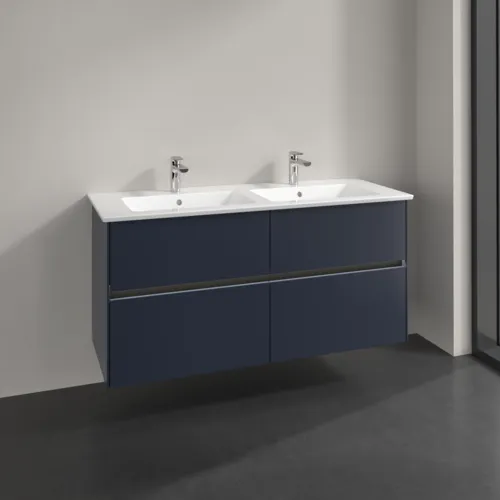 Bild von VILLEROY BOCH Collaro Waschbeckenunterschrank, mit Beleuchtung, 4 Auszüge, 1261 x 610 x 480 mm, Marine Blue #C147B0VQ